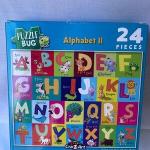 Puzzlebug Alphabet II 24 Piece ABC Learning Puzzle Educational Kids Toy